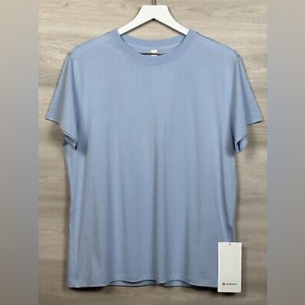 NWT Lululemon All Yours Cotton T-Shirt
Blue Linen